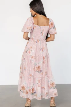 Baltic Born Annabeth Midi Dress | Blush Floral
