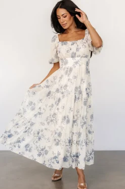 Baltic Born Annabeth Midi Dress | Cream + Slate Floral