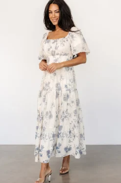 Baltic Born Annabeth Midi Dress | Cream + Slate Floral