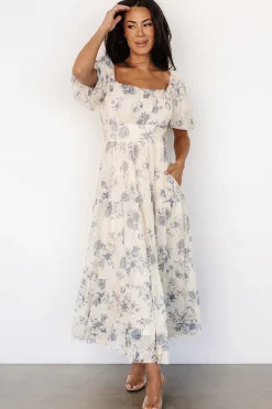 Baltic Born Annabeth Midi Dress | Cream + Slate Floral