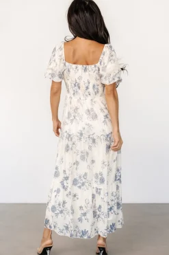 Baltic Born Annabeth Midi Dress | Cream + Slate Floral
