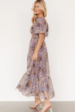 Baltic Born Annabeth Midi Dress | Lavender Floral