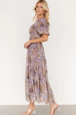 Baltic Born Annabeth Midi Dress | Lavender Floral