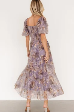 Baltic Born Annabeth Midi Dress | Lavender Floral