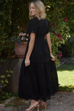 Baltic Born Annette Eyelet Maxi Dress |