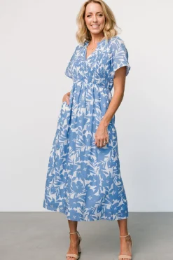 Baltic Born Annise Midi Dress | Blue Floral