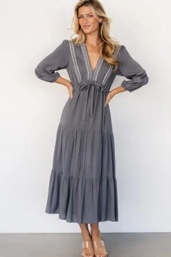 Baltic Born Antonia Dress | Dark Gray