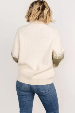 Baltic Born Antonov Turtle Neck Sweater | Sage + Cream