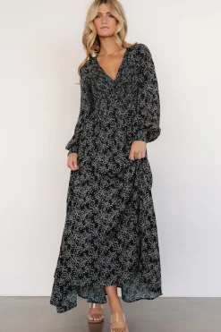 Baltic Born Anya Maxi Dress | Hunter Green Print
