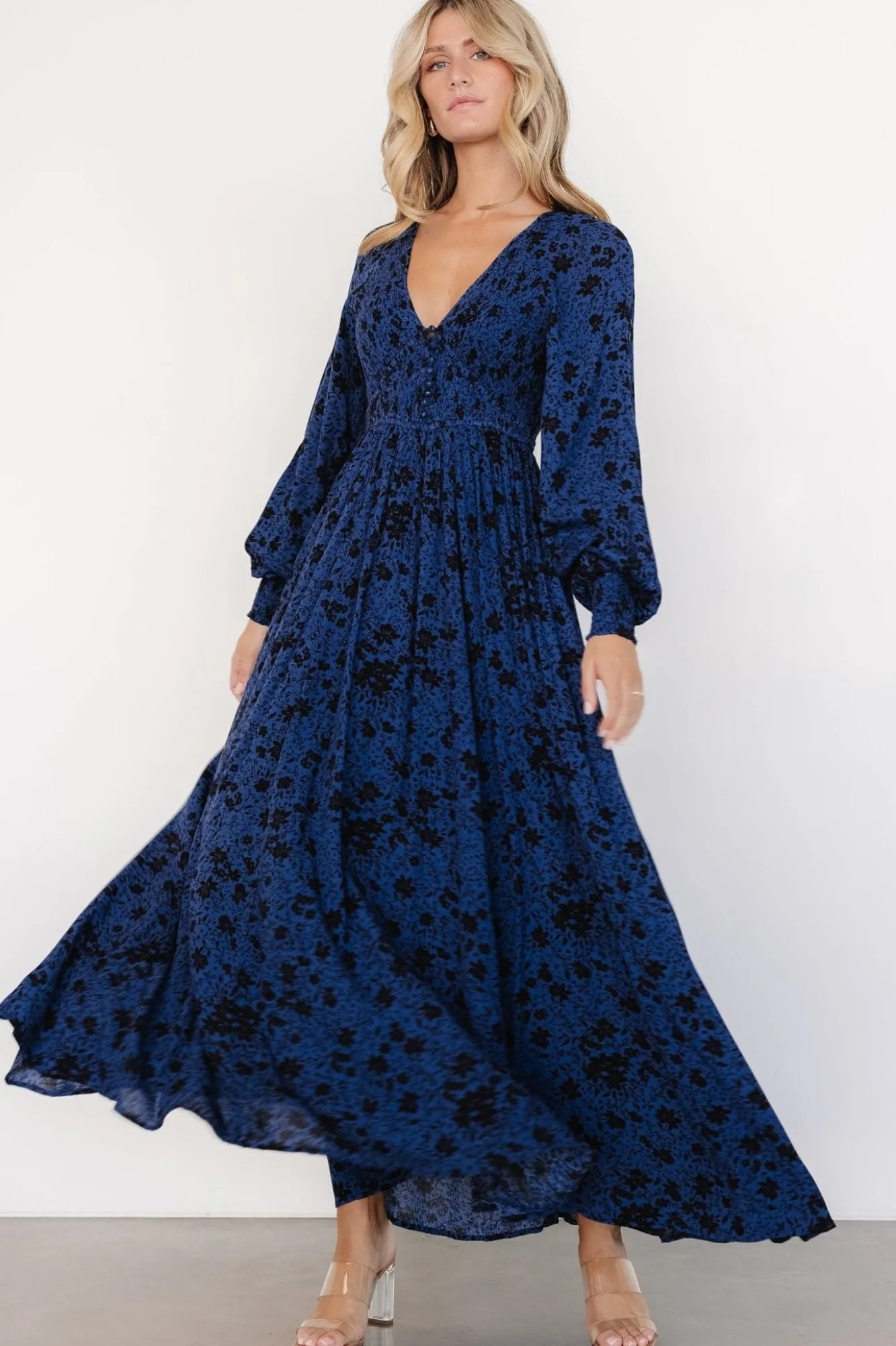 Baltic Born Anya Maxi Dress | Vintage Navy Floral