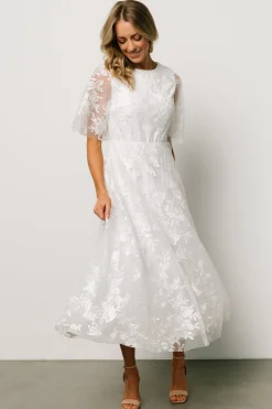 Baltic Born Arabella Embroidered Tulle Maxi Dress |