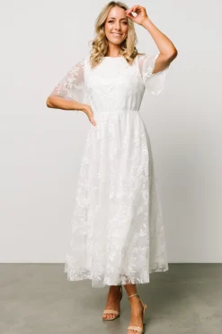 Baltic Born Arabella Embroidered Tulle Maxi Dress |