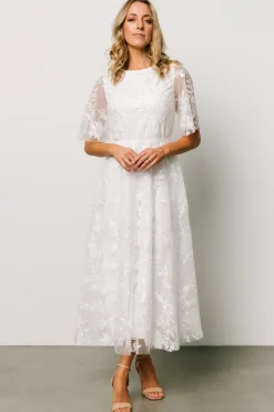 Baltic Born Arabella Embroidered Tulle Maxi Dress |