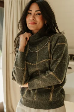 Baltic Born Arden Turtleneck Sweater | Dark Gray
