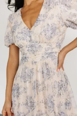 Baltic Born Ardley Maxi Dress | Cream + Blue