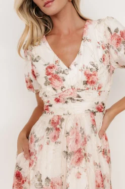 Baltic Born Ardley Maxi Dress | Cream + Rose Floral