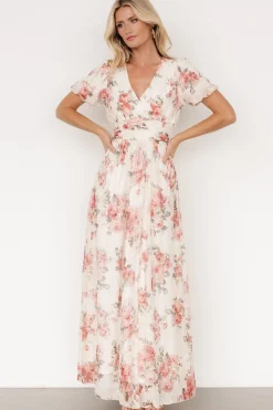 Baltic Born Ardley Maxi Dress | Cream + Rose Floral