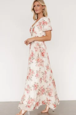 Baltic Born Ardley Maxi Dress | Cream + Rose Floral