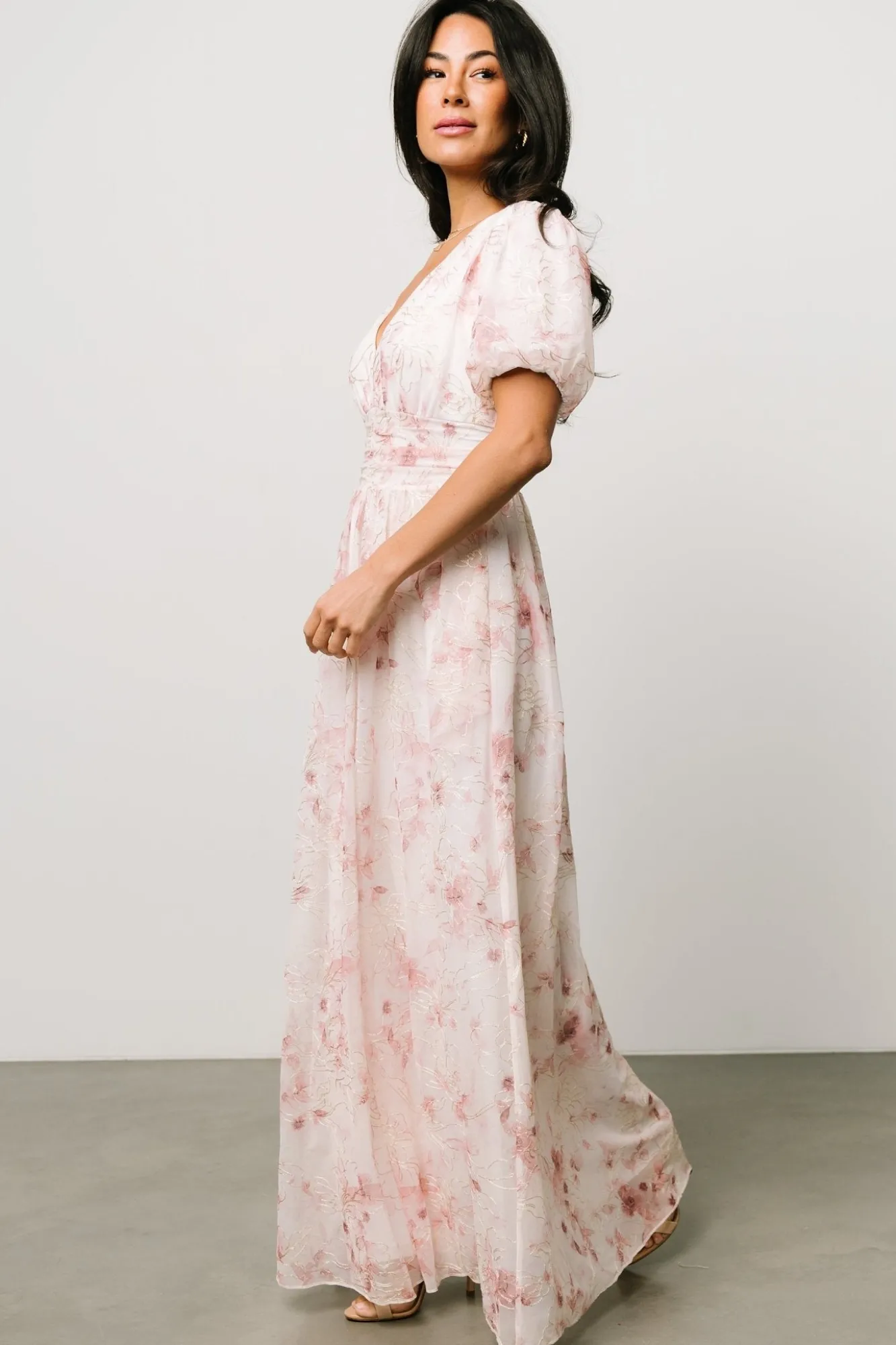 Baltic Born Ardley Maxi Dress | Mauve Floral