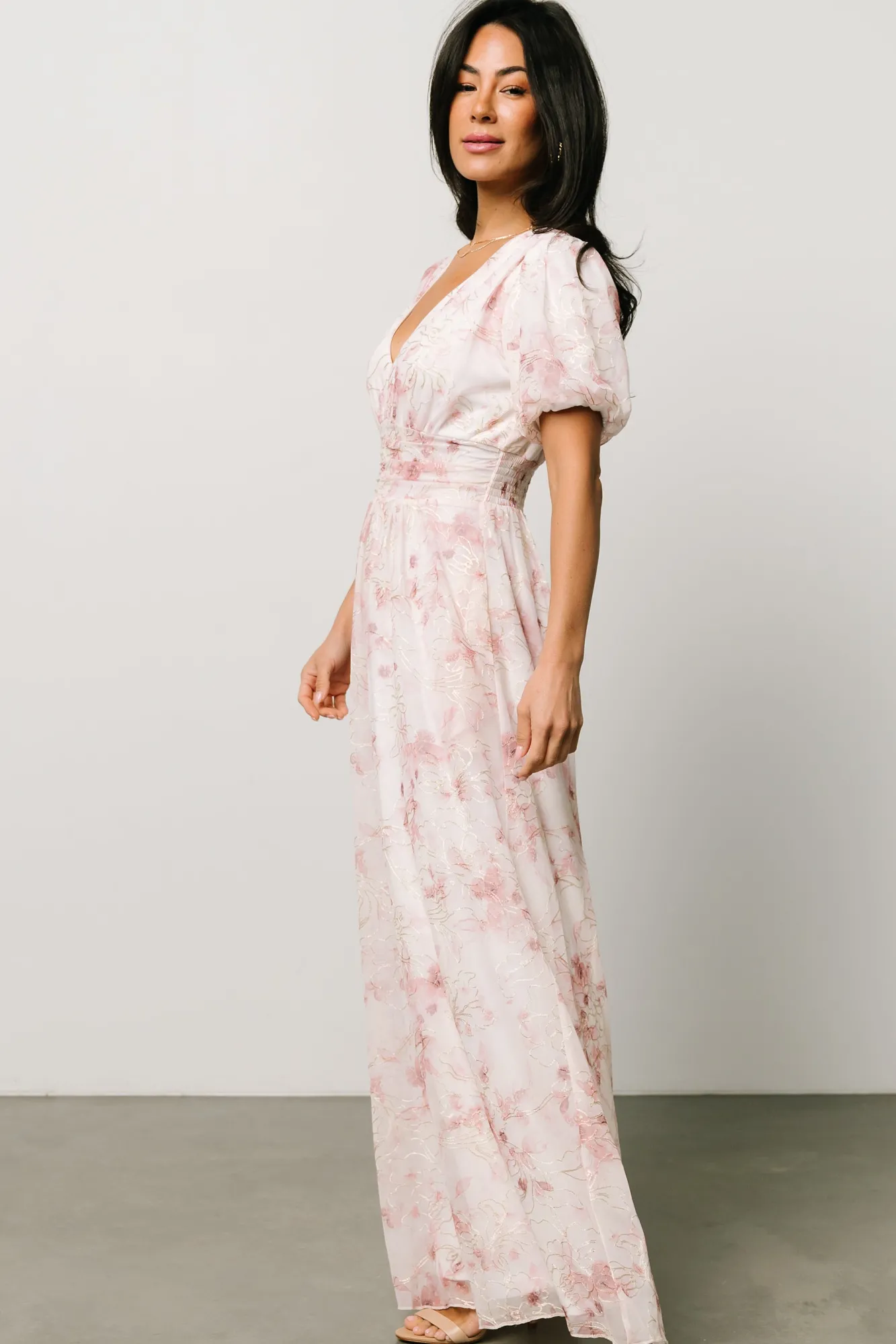 Baltic Born Ardley Maxi Dress | Mauve Floral