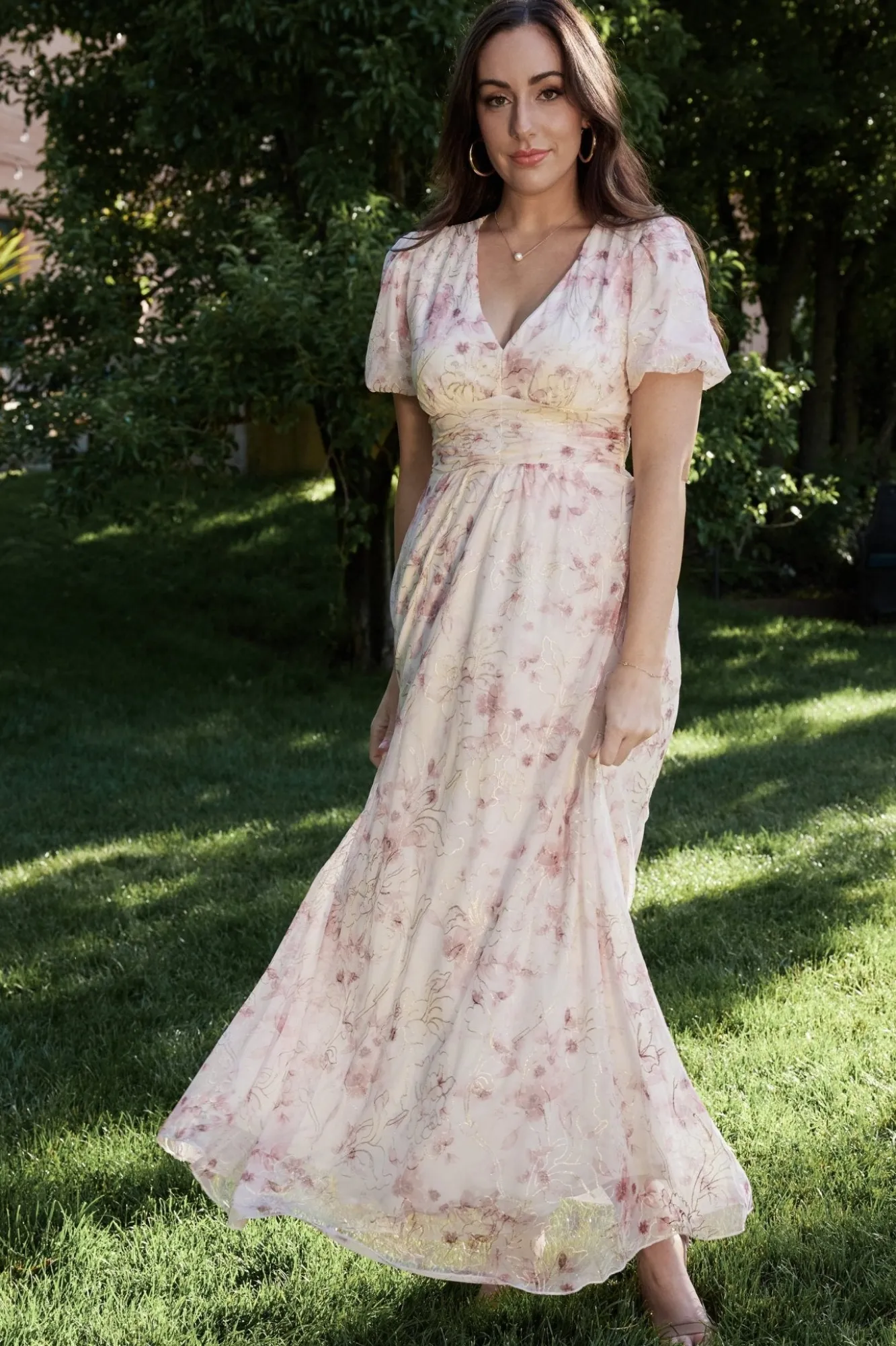 Baltic Born Ardley Maxi Dress | Mauve Floral