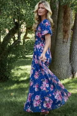Baltic Born Ardley Maxi Dress | Navy + Pink Floral