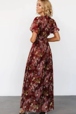Baltic Born Ardley Maxi Dress | Rust Multi Floral