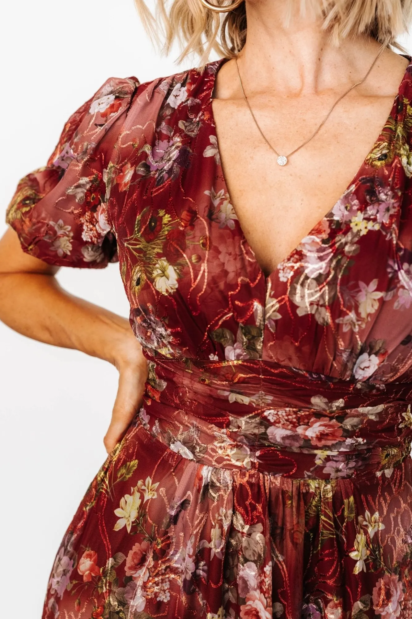 Baltic Born Ardley Maxi Dress | Rust Multi Floral