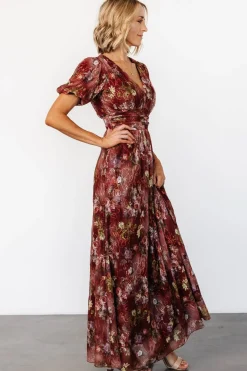 Baltic Born Ardley Maxi Dress | Rust Multi Floral