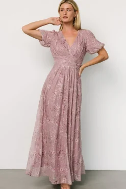 Baltic Born Ardley Maxi Dress | Vintage Plum Floral