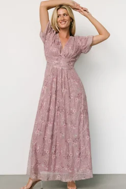 Baltic Born Ardley Maxi Dress | Vintage Plum Floral