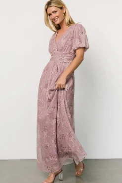 Baltic Born Ardley Maxi Dress | Vintage Plum Floral