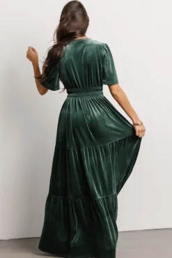 Baltic Born Artemis Velvet Maxi Dress | Deep Lagoon