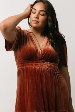 Baltic Born Artemis Velvet Maxi Dress | Dark Spice