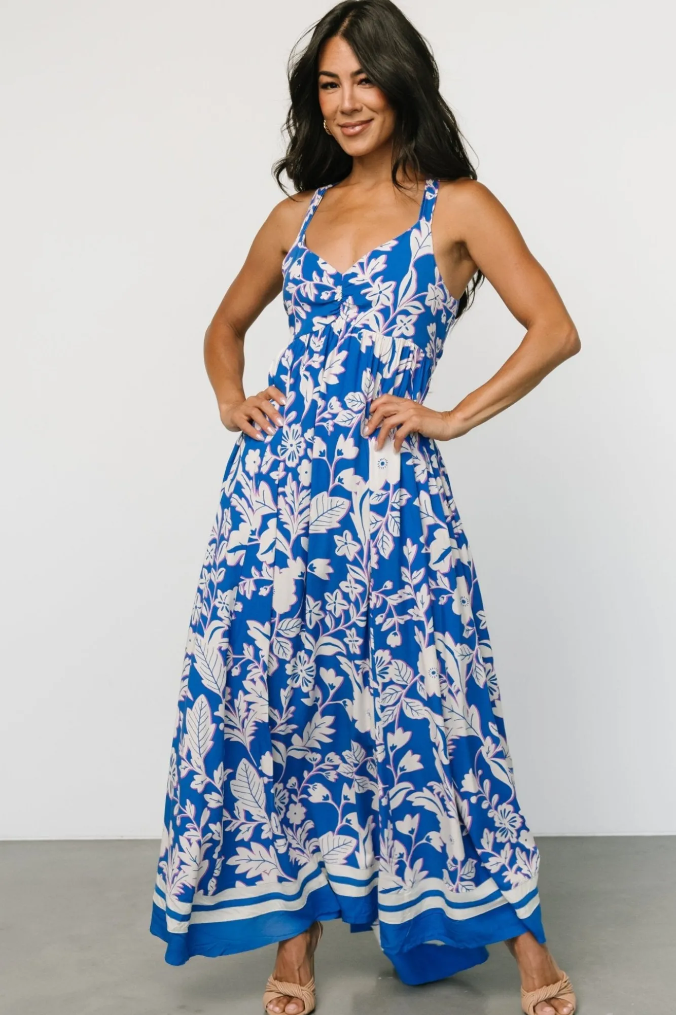 Baltic Born Atalanta Back Tie Maxi Dress | Blue Print
