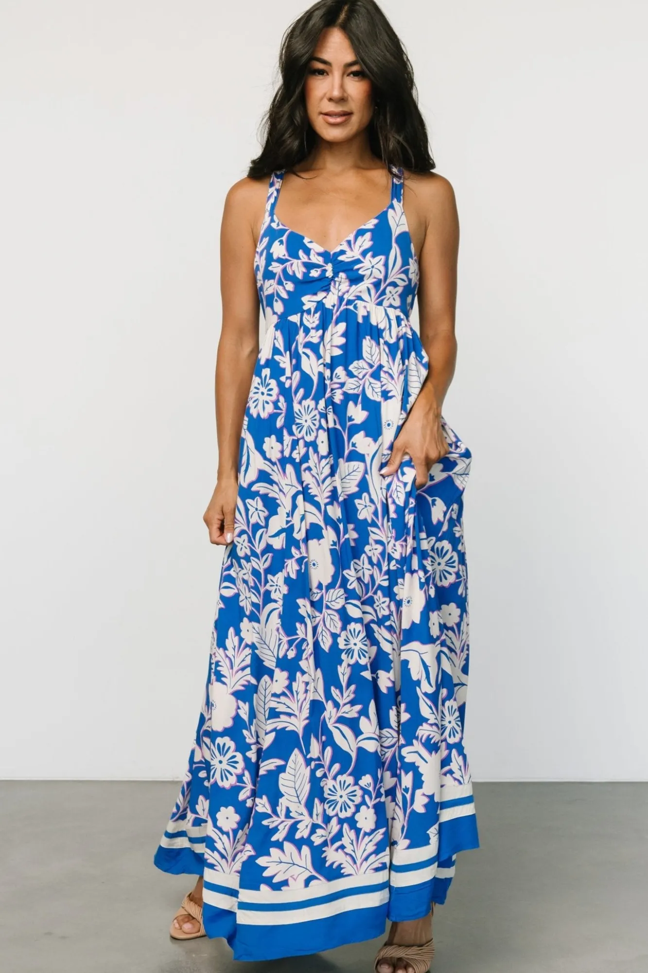 Baltic Born Atalanta Back Tie Maxi Dress | Blue Print