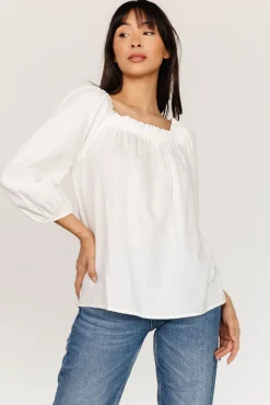 Baltic Born Aya Woven Top | Off White