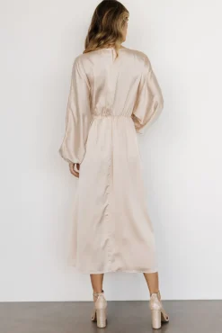 Baltic Born Balta Satin Midi Dress |