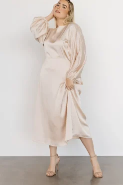 Baltic Born Balta Satin Midi Dress |