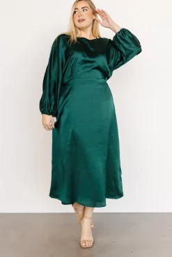 Baltic Born Balta Satin Midi Dress |