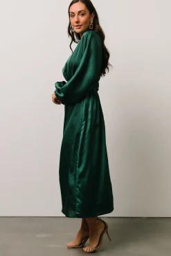 Baltic Born Balta Satin Midi Dress |