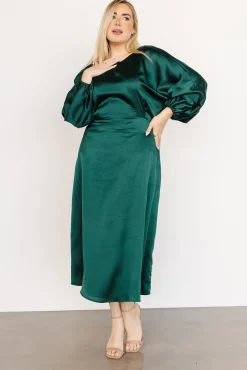 Baltic Born Balta Satin Midi Dress |