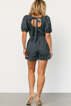 Baltic Born Beaumont Romper | Dark Heather Blue