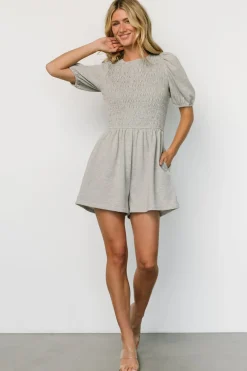 Baltic Born Beaumont Romper | Heather Gray