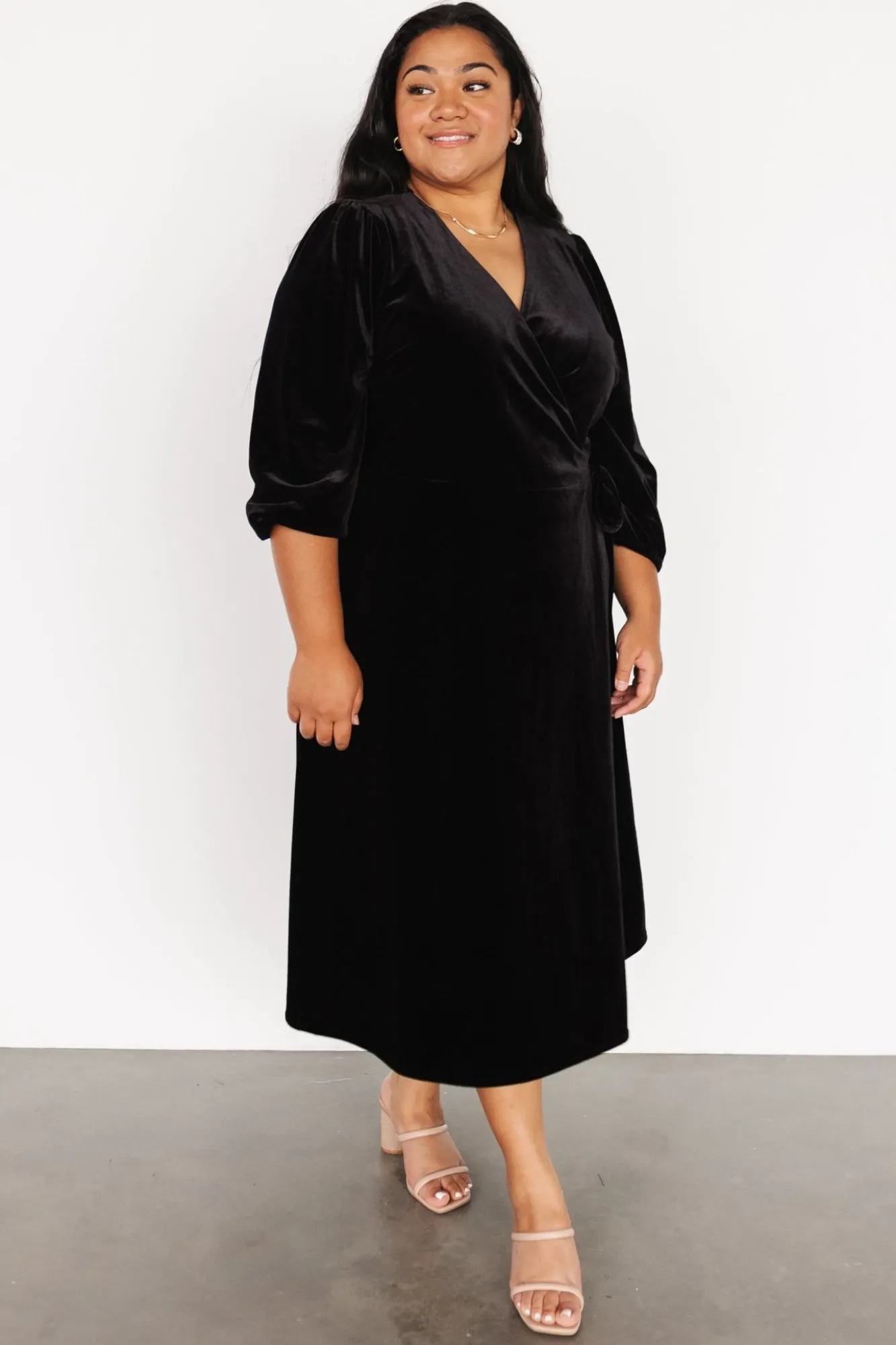 Baltic Born Beckinsale Velvet Wrap Dress |
