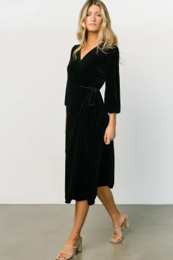 Baltic Born Beckinsale Velvet Wrap Dress |
