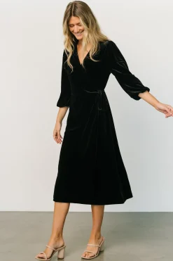 Baltic Born Beckinsale Velvet Wrap Dress |