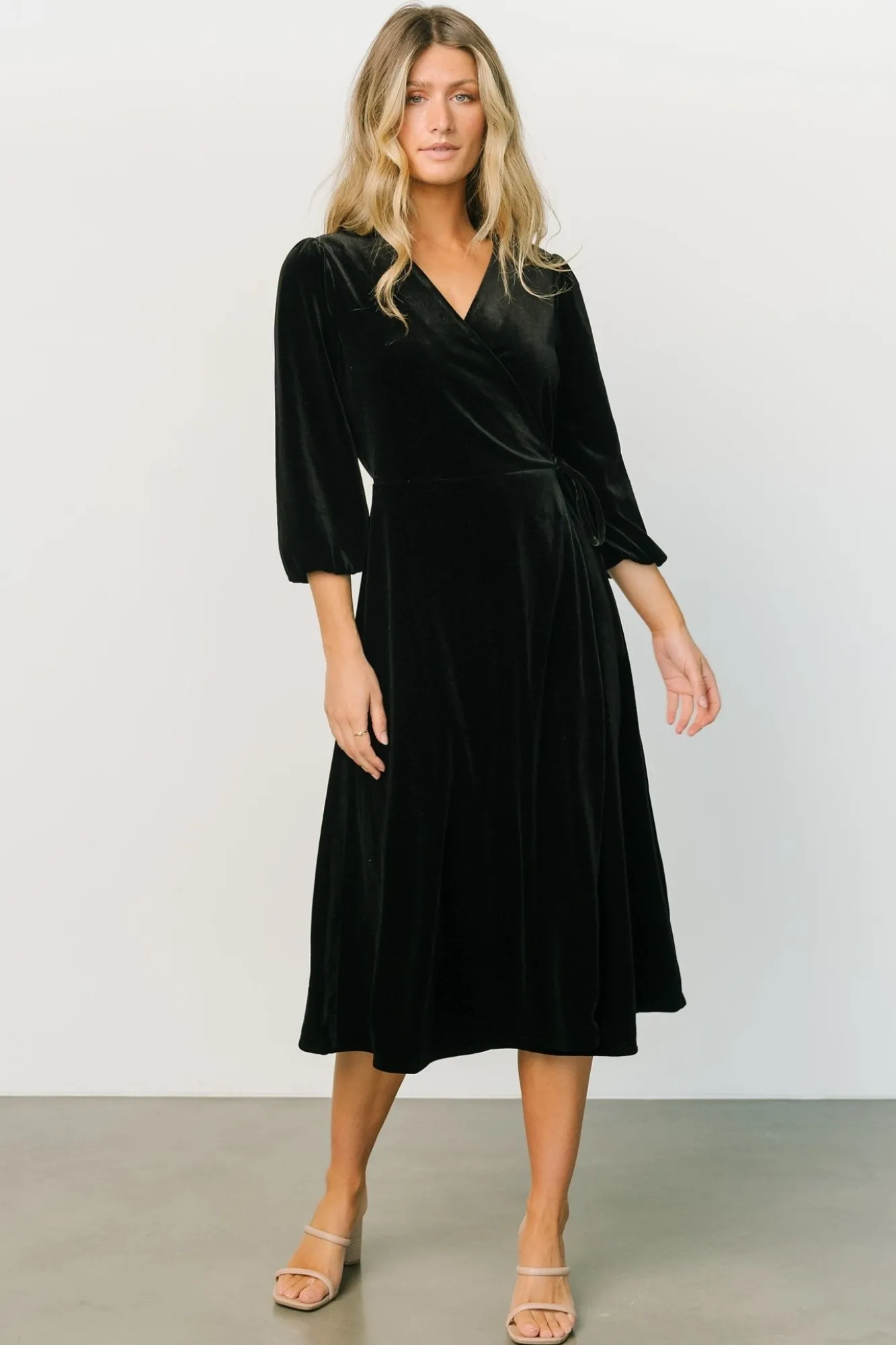 Baltic Born Beckinsale Velvet Wrap Dress |
