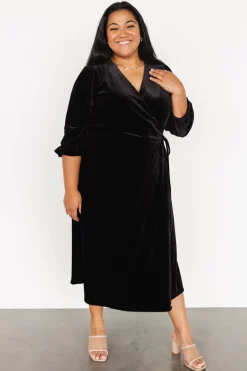 Baltic Born Beckinsale Velvet Wrap Dress |