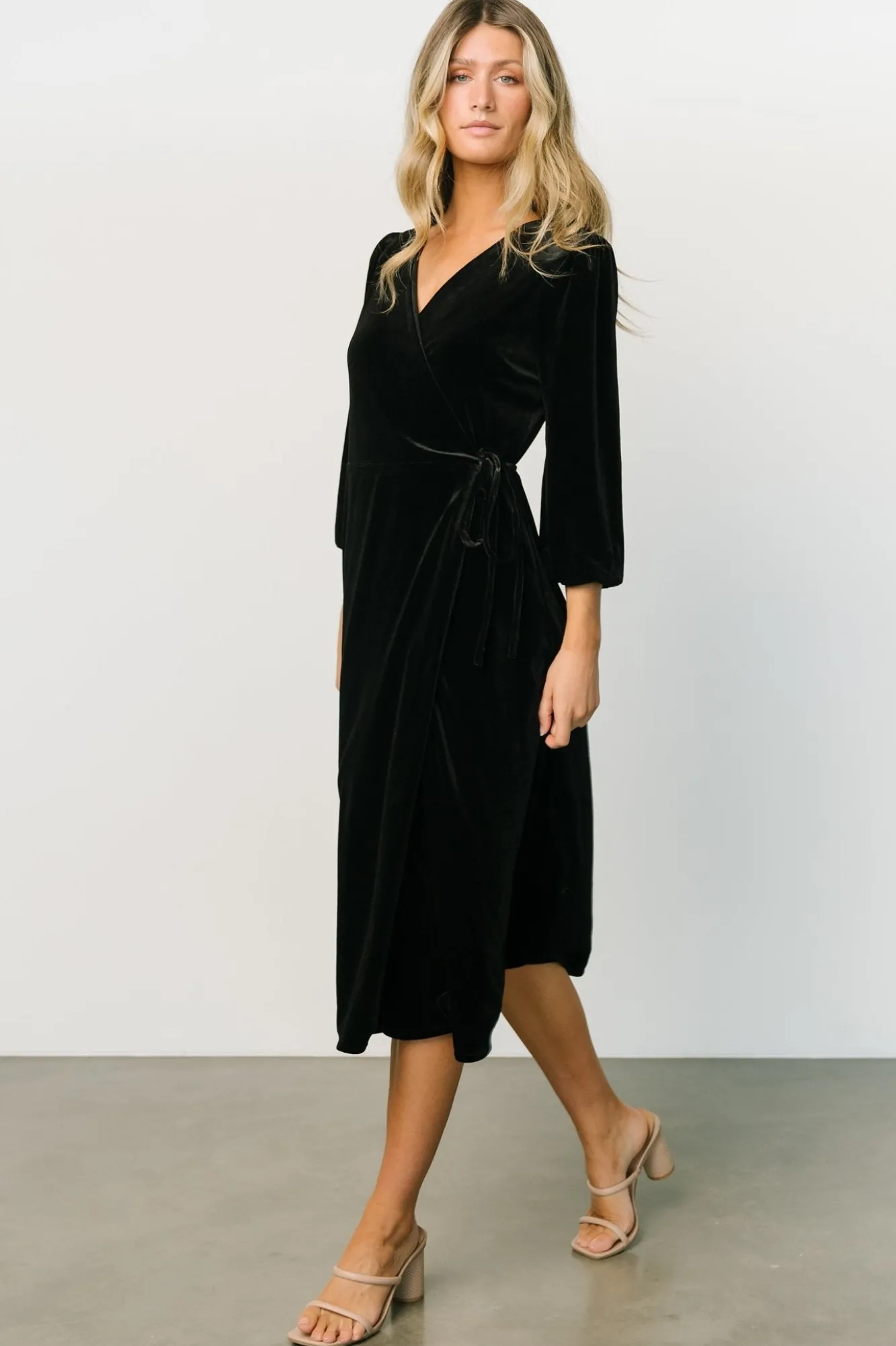 Baltic Born Beckinsale Velvet Wrap Dress |